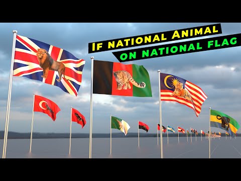 What if National Animal on National Flag