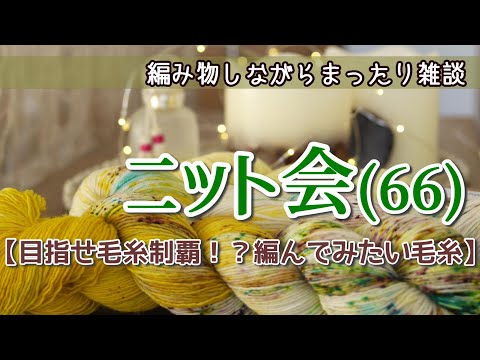 【ニット会66】編んでみたい毛糸！【まったり雑談ラジオ】