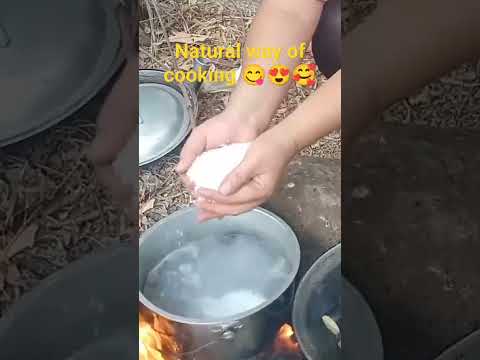 Natural way of cooking#bundok #lutongbisaya #naturelovers #enjoylife #shortsvideo