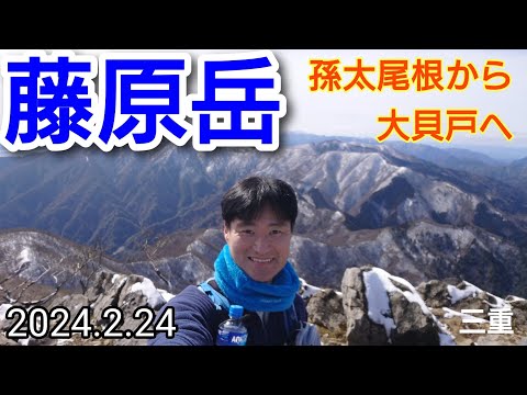 藤原岳  孫太尾根から周回