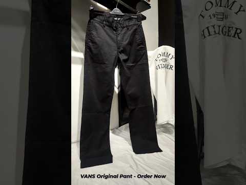 VANS original pant black color - order now @chinarastore