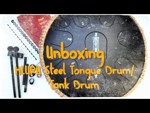 HLURU Steel Tongue Drum/Tank Drum unboxing | ThisizReneesworld