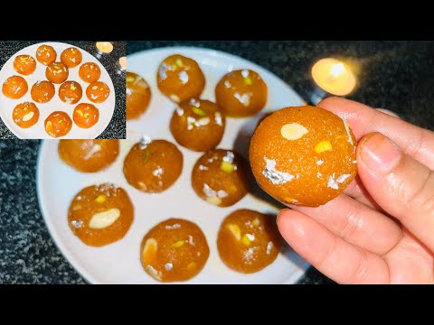 Mothichoor laddu recipe || How to make Sweet shop style Mothichoor laddu in telugu #diwalispecial