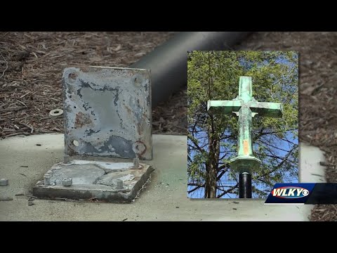 Reward being offered for cross stolen from Spalding University's campus