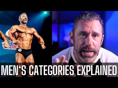 Men's Competitive Bodybuilding Categories Explained