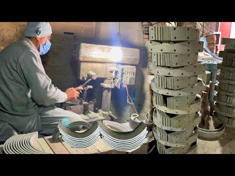 Amazing manufacturing Of Truck Brake shoe in local factory |