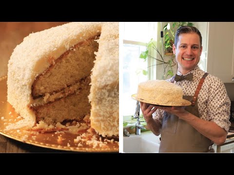 Moist and tasty gluten free coconut cake