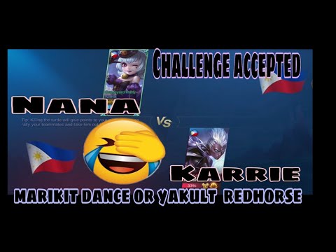 Bashvlog36:Nana VS karrie CHALLENGE ACCEPTED(MARIKIT DANCE OR YAKULT,REDHORSE)