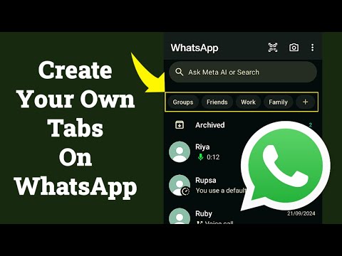 How to Create Your Own Tabs in WhatsApp to Manage Your Chats