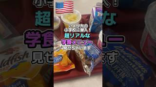 【🇺🇸衝撃だらけ】アメリカの超リアルな学食メニュー食べてみました！