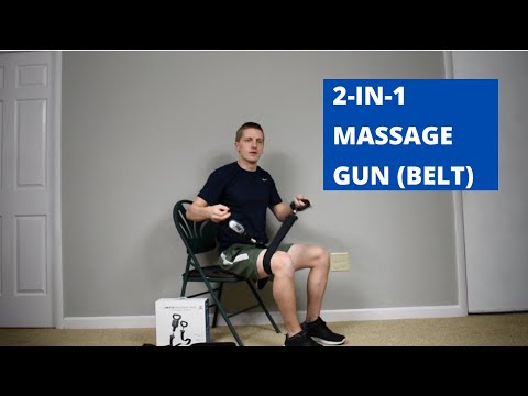 2-in-1 Massage Gun - Bob and Brad sWAVE with Belt