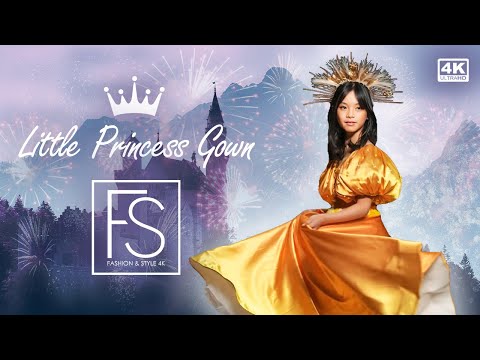 Little Princess Gown KIDS FASHION SHOW SS25 Collection 4K Runway Show | Vancouver Kids Fashion Week