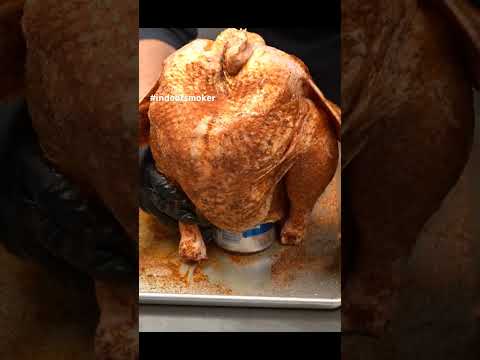 Beer can Turkey in the Indoor Smoker. #indoorsmoker #beercanturkey smokedturkey