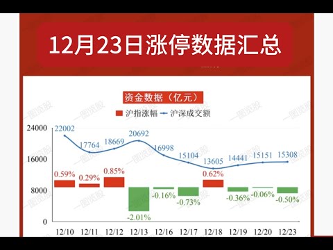 12月23日中国股市涨停复盘