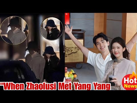 "When Zhaolusi Met Yang Yang💍🖇️