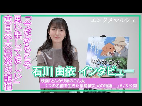 声優・石川由依、福島を舞台に「演じて勇気づけられるキャラだった」/映画『とんがり頭のごん太—2つの名前を生きた福島被災犬の物語—』