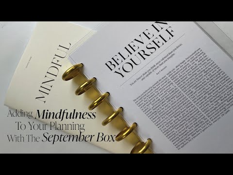 Adding Mindfulness To Your Planning With The September Sub Box | Cloth & Paper