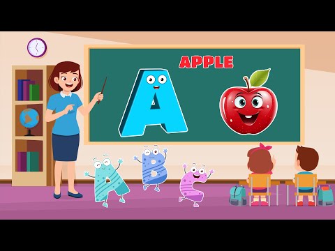 Learn ABC with Exciting Music from A to Z | Fun Alphabet Song for Kids 🎶📚 A for Apple Toddlers, kids