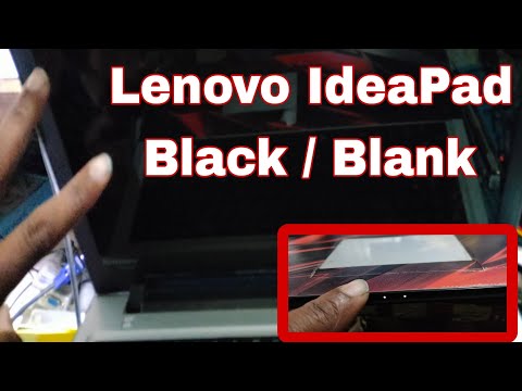 All Lenovo IdeaPad Series Laptop Power On Black/ Blank Screen Display Problem in Windows11#Macnitesh