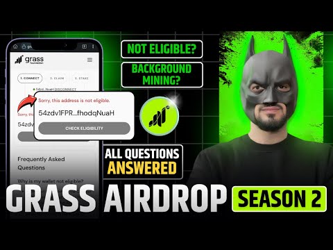 Grass Wallet Ineligible Problem | Grass QNA | Grass Season 2 Airdrop