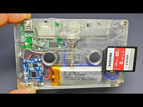 Convert Old Cassette to SD Card- How to Insert SD Card