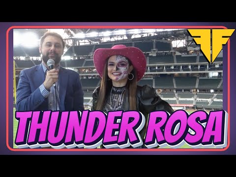 Thunder Rosa: Special Entrances, Art In Wrestling, Helping Young Talent, All In Dallas | Interview