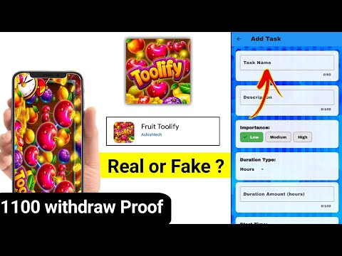 Fruit Toolify App withdrawal | Fruit Toolify App Real or Fake | Fruit Toolify App use Kaise Karen