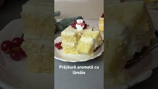 Prăjitură cu cremă de lămâie #cake #food #desset #mancare #dessertrecipies #dessertcake #chocolate