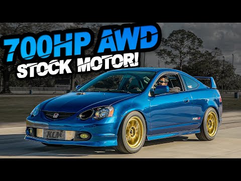 700HP AWD RSX on STOCK 200,000 Mile Honda K20! (IMPRESSIVE RESULTS) - Ep.12