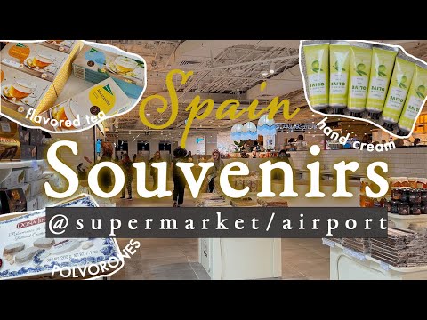 Spain 🇪🇸gifts & souvenirs🇪🇸 Exploring supermarket, grocery ,Madrid airport shopping tour🇪🇸4K vlog