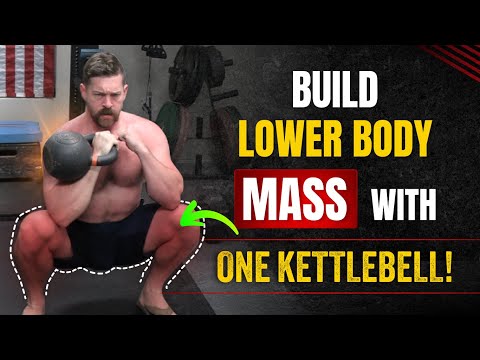 Build POWERFUL Lower Body Mass With Just One Kettlebell | Coach MANdler