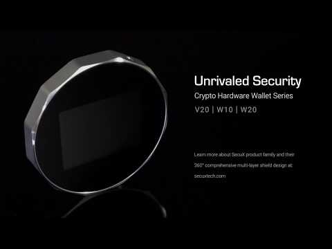 SecuX V20 Vault-Grade Hardware Wallet - #Cryptocurrency #Hardwallet