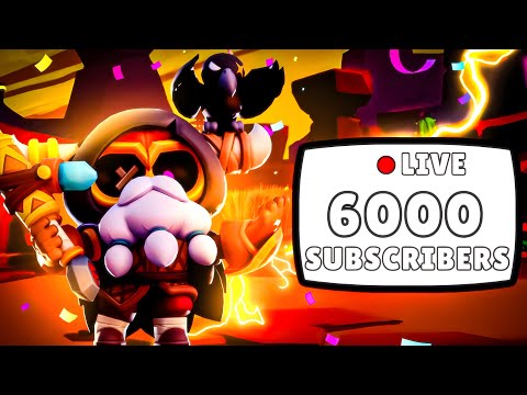 Brawl Stars live | NEW UPDATE & MONSTER EGGS 😈 Road to 6000 Subs