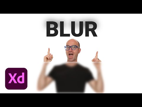 Blurring Backgrounds & Objects in Adobe XD