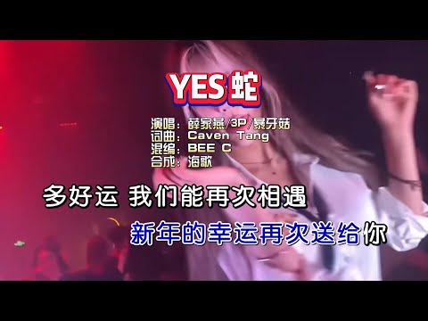 3P x 薛家燕 x 暴牙菇《YES蛇》BEE C REMIX KTV 导唱字幕 （备有伴奏视频）