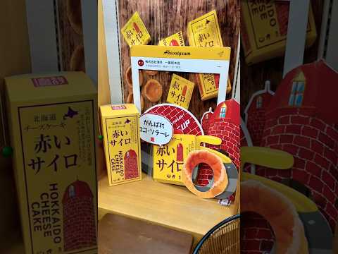 北見に帰省して地元の有名なお菓子を買ってきた❤️#仲良し夫婦#北見市#ほっちゃれ#赤いサイロ#大丸#清月#shorts