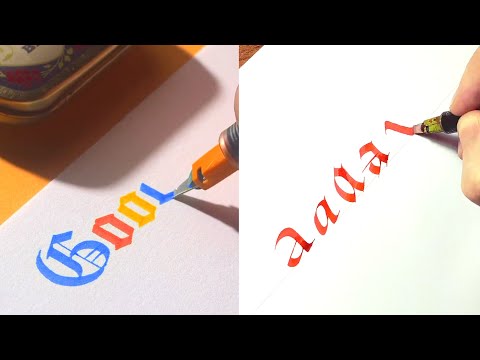 ALL PILOT PARALLEL PEN SIZES CALLIGRAPHY COMPILATION 2024