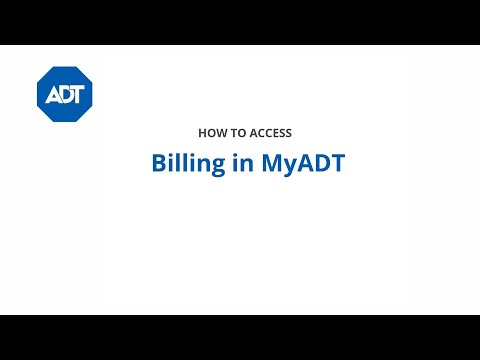 How to access Billing in MyADT