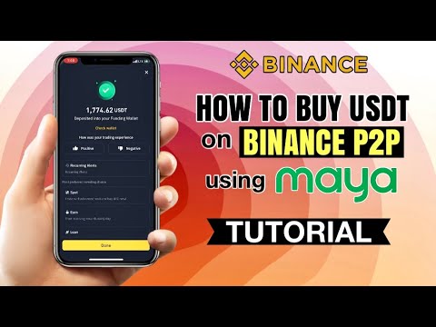 How to Buy USDT on Binance P2P using MAYA Wallet | Crypto App Tutorial