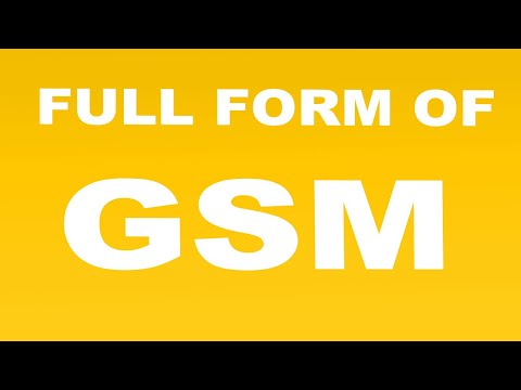 Full Form of GSM | What is GSM Full Form | GSM Abbreviation