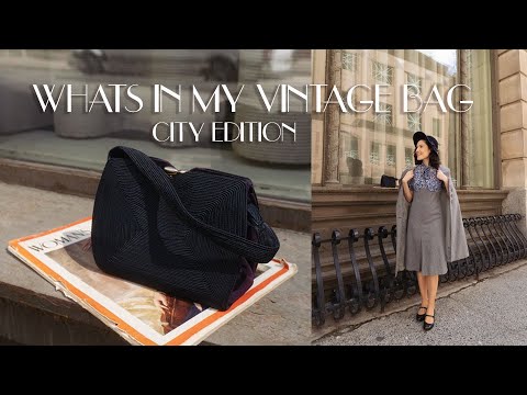 Whats In My Vintage City Bag | Carolina Pinglo