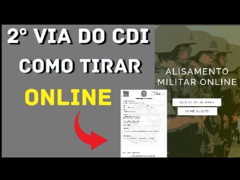 Como tirar 2ª via do CDI Certificado de Dispensa Militar/Certificado de isenção