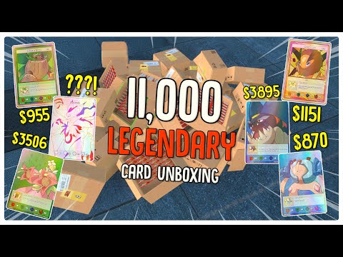 I Opened 11,424 Legendary Cards so You Don't Have Too - TCG Card Shop Simulator