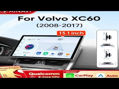 Ainavi 13.1 Inch Car Radio For Volvo XC60 2008 2010 2013 2014 2017 Wireless Android Auto C