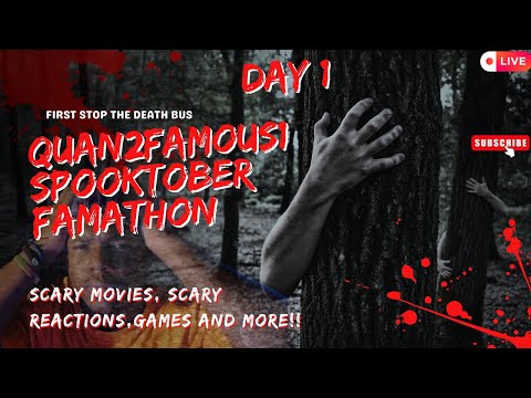 Games and more reactions SPOOKTOBER FAMATHON (DAY1)