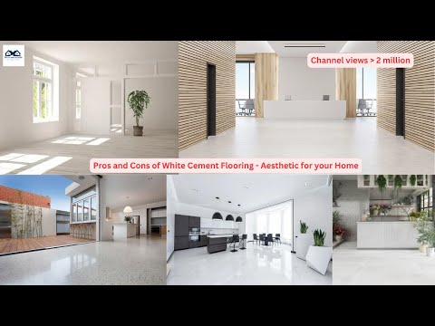 Pros and Cons of White Cement Flooring   Aesthetic for your Home | White Concrete Floor