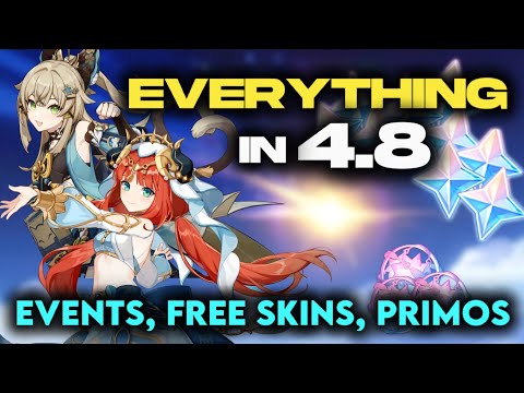 EVERYTHING you NEED to know about 4.8 in Genshin impact! ALL REWARDS AND EVENTS EXPLAINED