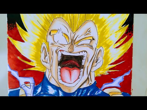 Drawing Vegeta rage ( Dragon ball super)