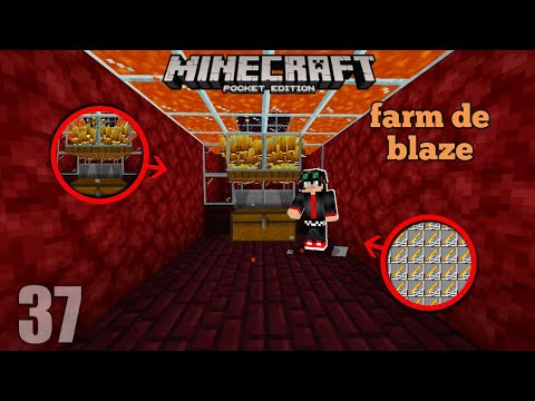 A MELHOR FARM DE BLAZE DO MCPE 1.19 - MINECRAFT SURVIVAL 1.19 #37 ( MINECRAFT BEDROCK )