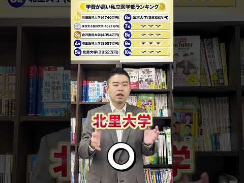 学費が高い私立医学部ランキング